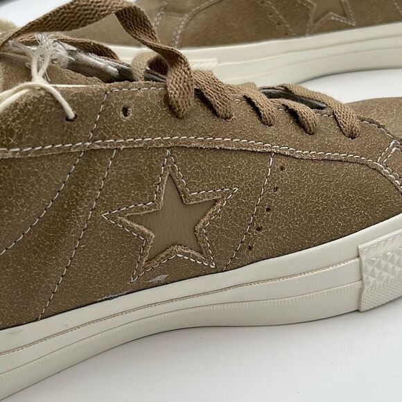 NWT CONVERSE Sneakers Men’s 11 One Star Academy Pro Low Khaki A07323C Suede - Picture 10 of 15